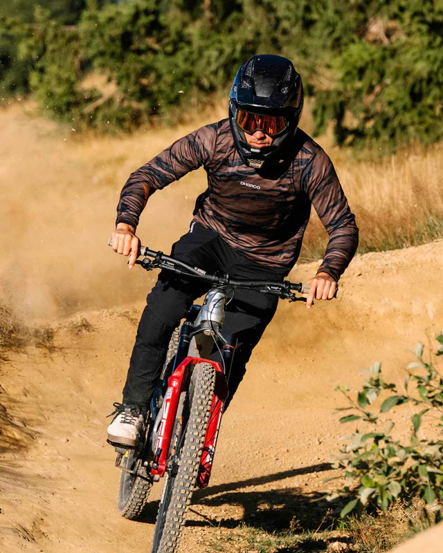 DHARCO GRAVITY RECON Long Sleeve Jersey Black/Brown