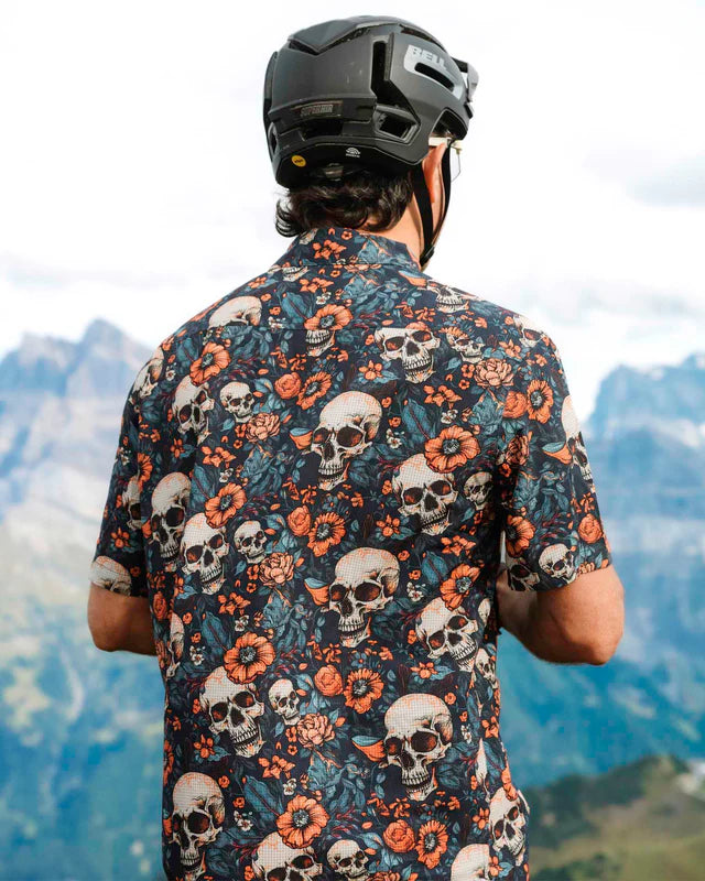 Shirt DHARCO TECH SKULLDUGGERY Short Sleeve Blue