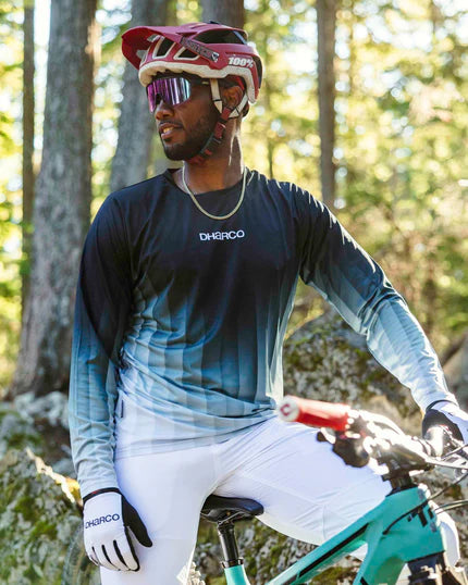 DHARCO RACE MIDNIGHT PRISM Long Sleeve Jersey Green