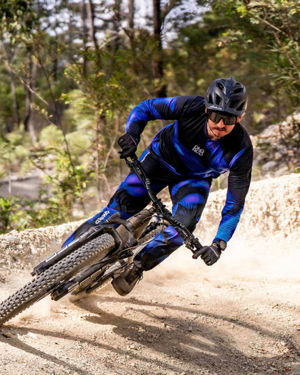 DHARCO RACE VORTEX Long Sleeve Jersey Black/Purple