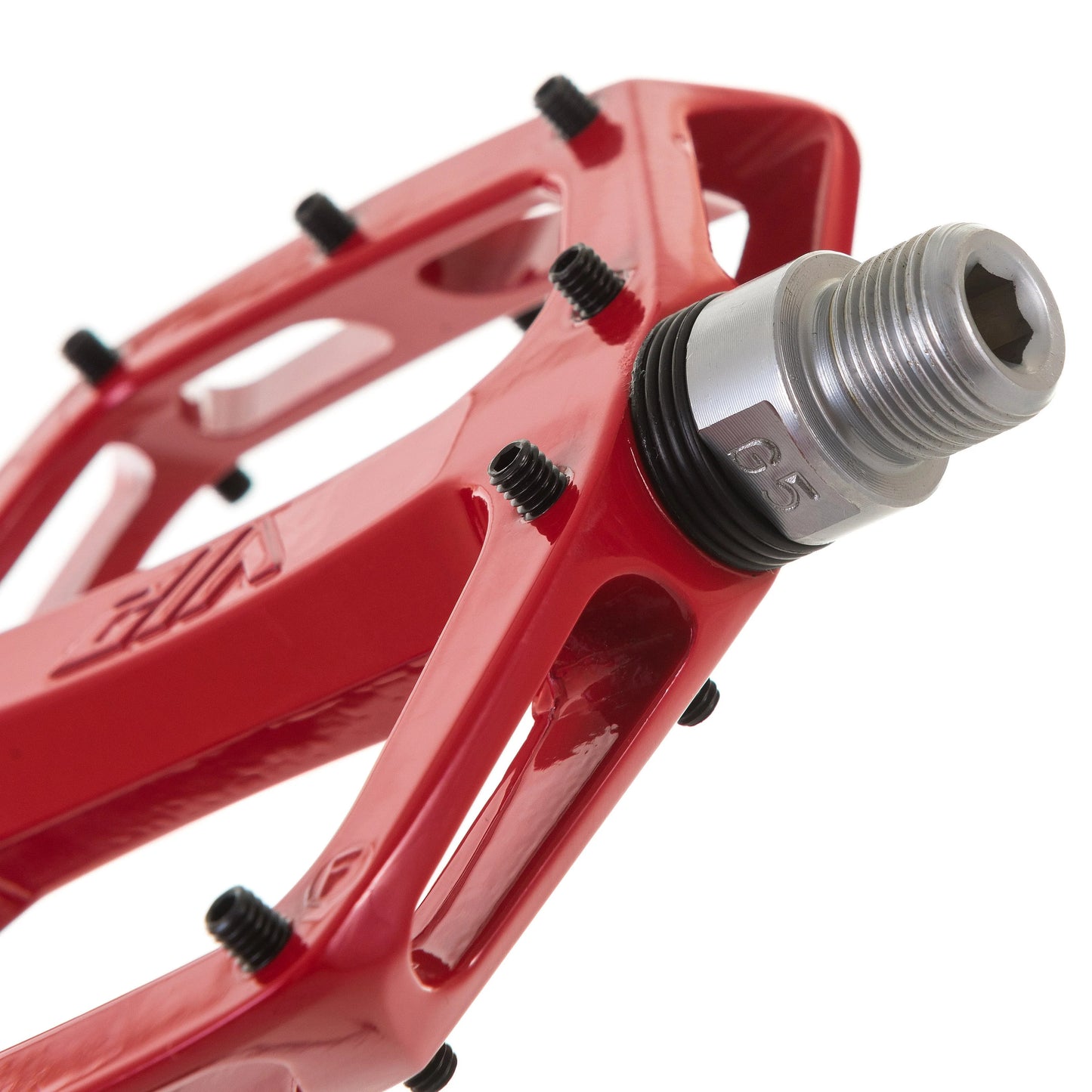 DMR V12 Red flat pedals