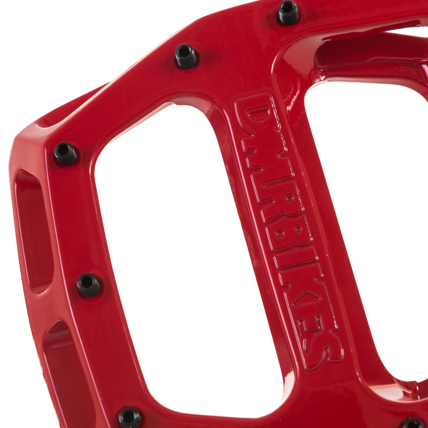 DMR V12 Red flat pedals