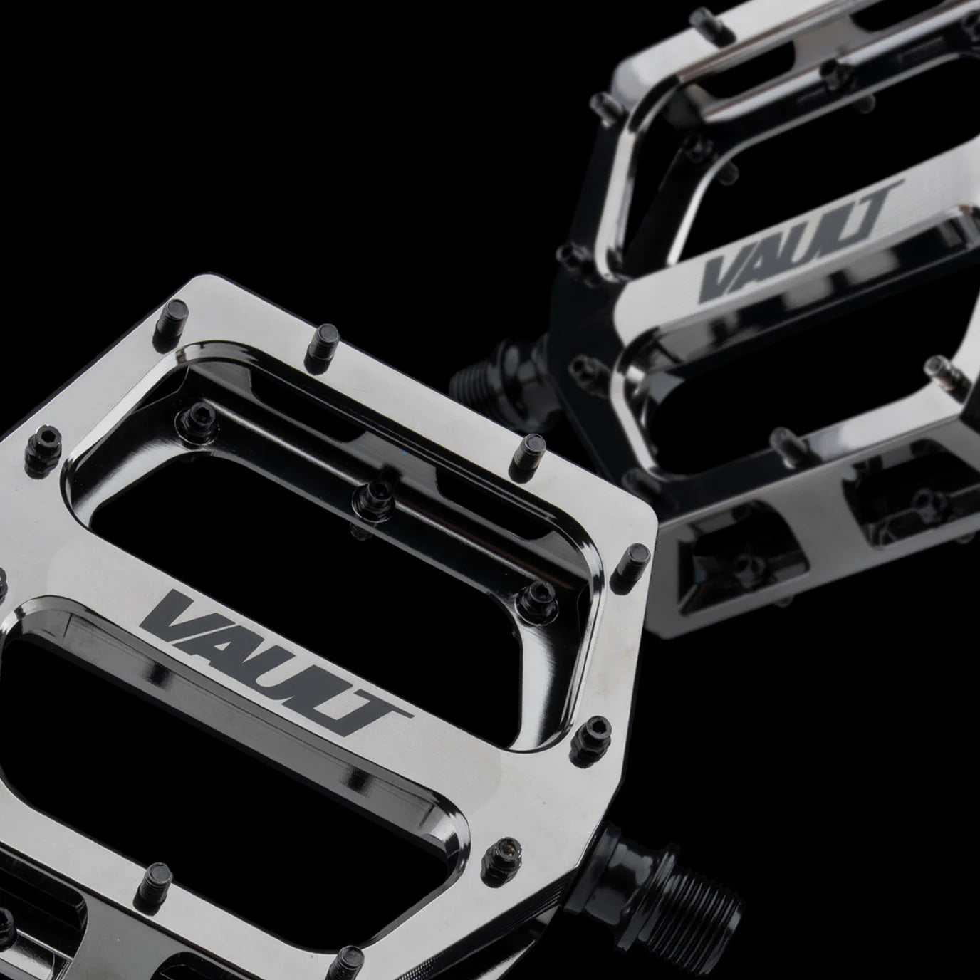 DMR VAULT flat pedals Chrome Black