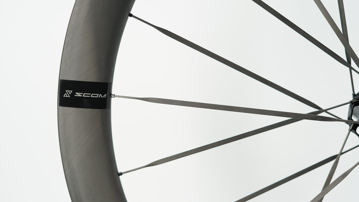 Pair of SCOM RACE Tubeless Ready Wheels (Center Lock)
