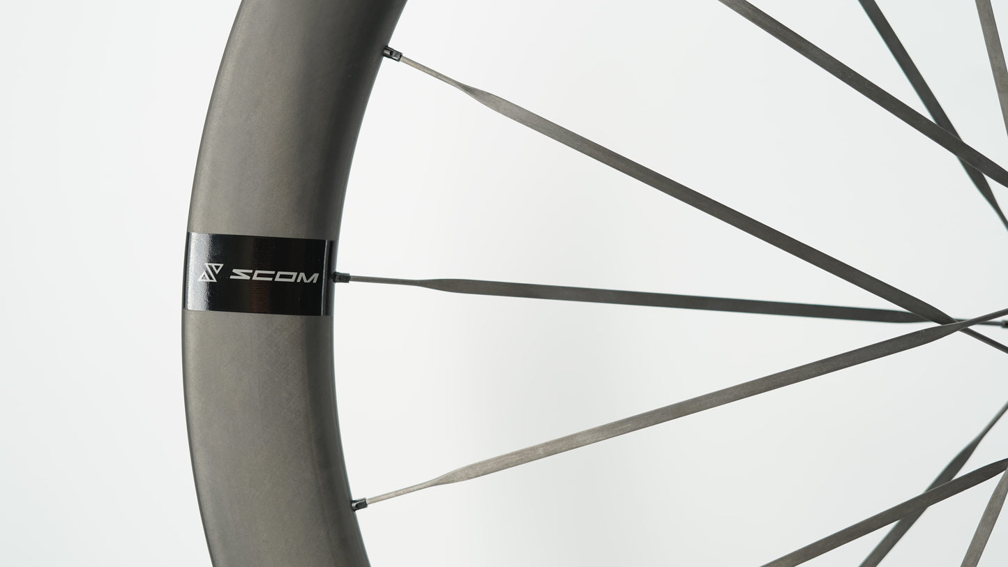 Pair of SCOM RACE Tubeless Ready Wheels (Center Lock)