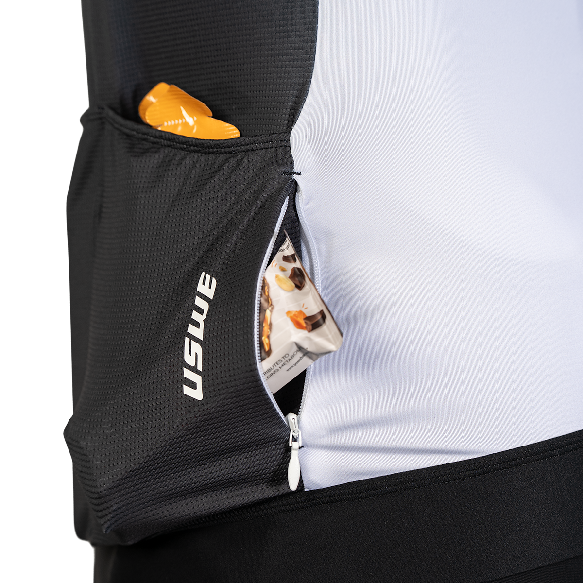 USWE GRUS GRAVEL Short Sleeved Jersey White