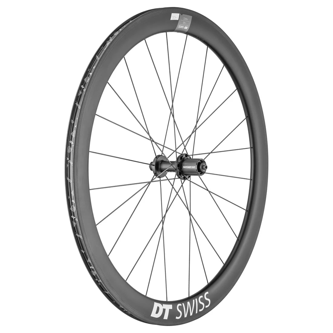 Pair of DT SWISS ARC 1400 DICUT 48 wheels clincher