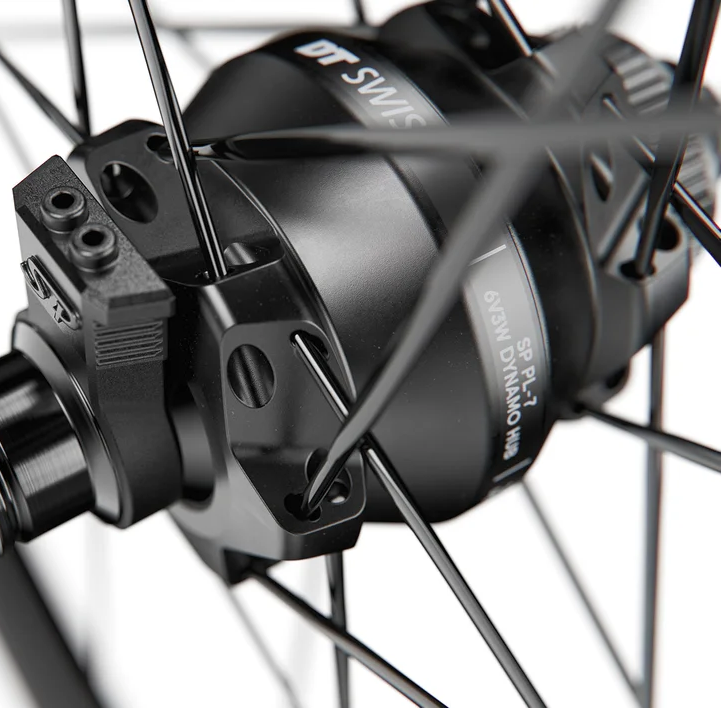 Pair of DT SWISS GR 1600 SPLINE 25 Tubeless Ready (Center Lock) Dynamo Wheels