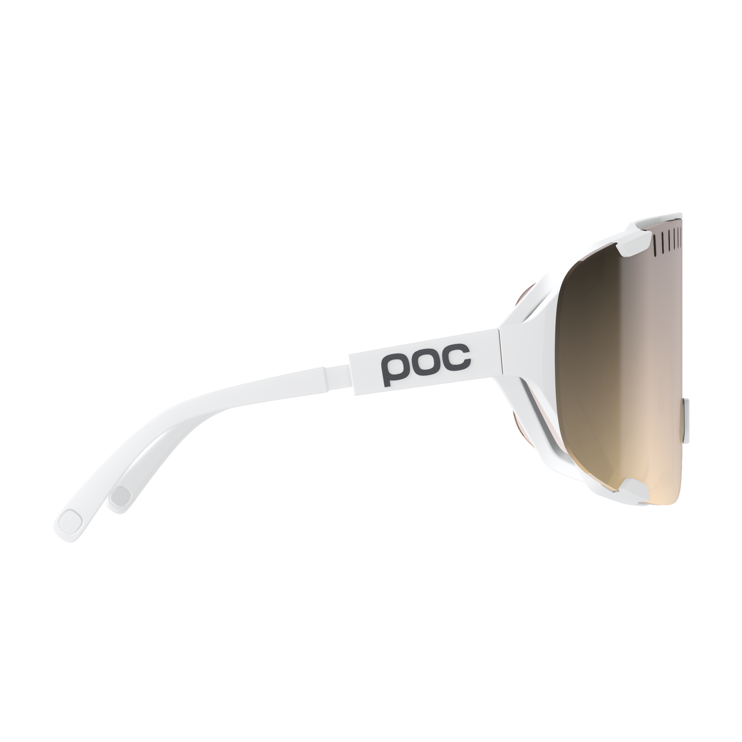 POC DEVOUR + White Goggles Clarity Trail /Partly Sunny Silver Lens
