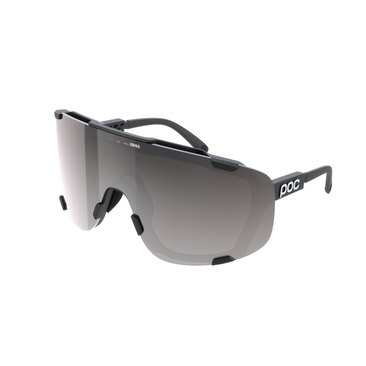 POC DEVOUR + Black Glasses Clarity Road Sunny Silver