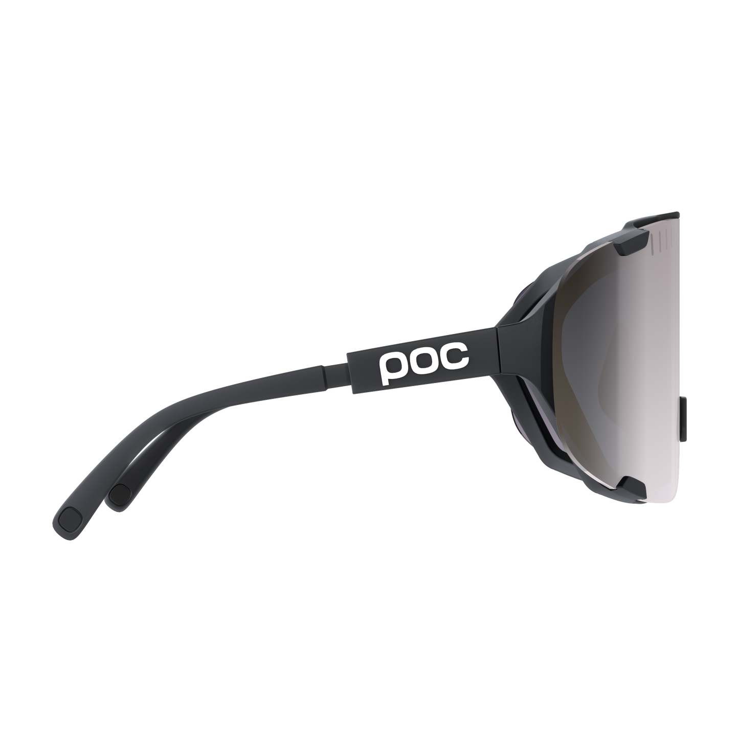 POC DEVOUR + Black Goggles Clarity Road/Sunny Silver Lens
