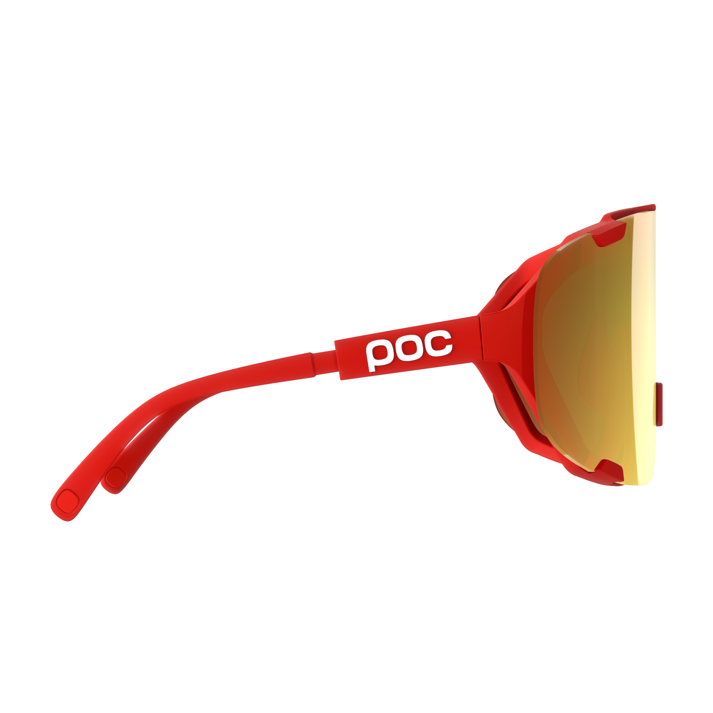 POC DEVOUR + Glasses Red/Clarity Road/Partly Sunny Gold
