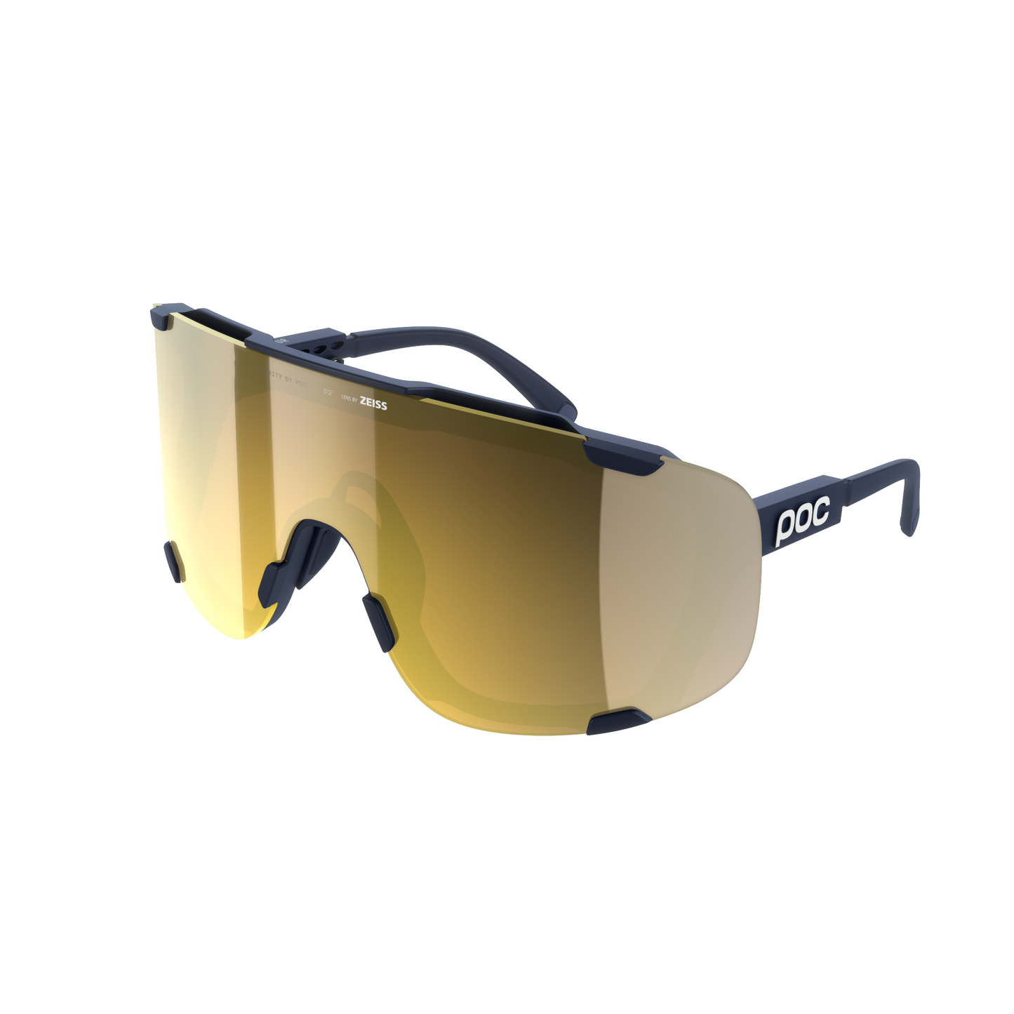 POC DEVOUR + Marine Goggles Clarity Road Partly Sunny Gold Lens