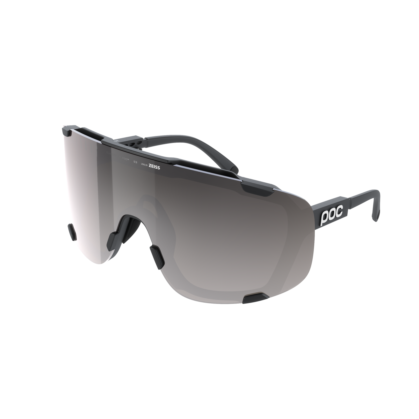 POC DEVOUR WF + Goggles Black/Clarity Road/Sunny Silver