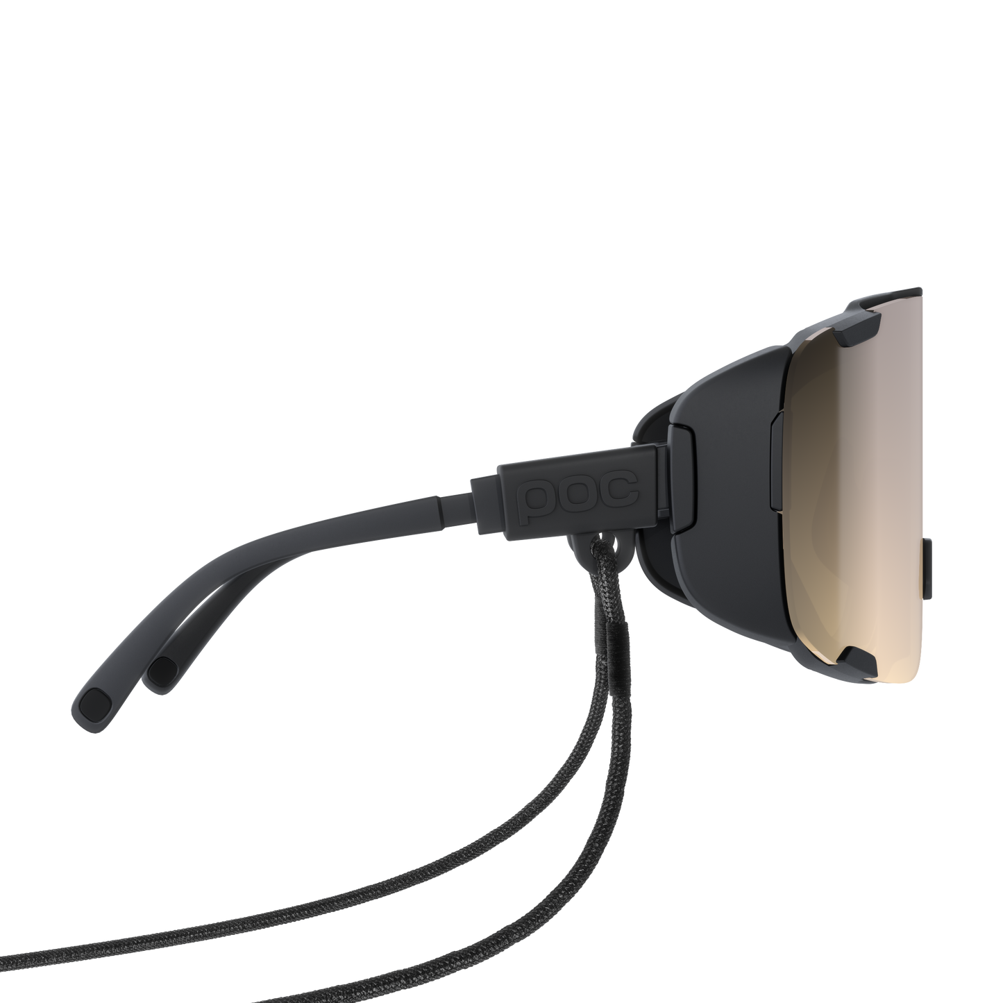 POC DEVOUR ULTRA + Glasses Black Clarity Trail Partly Sunny Silver Lens