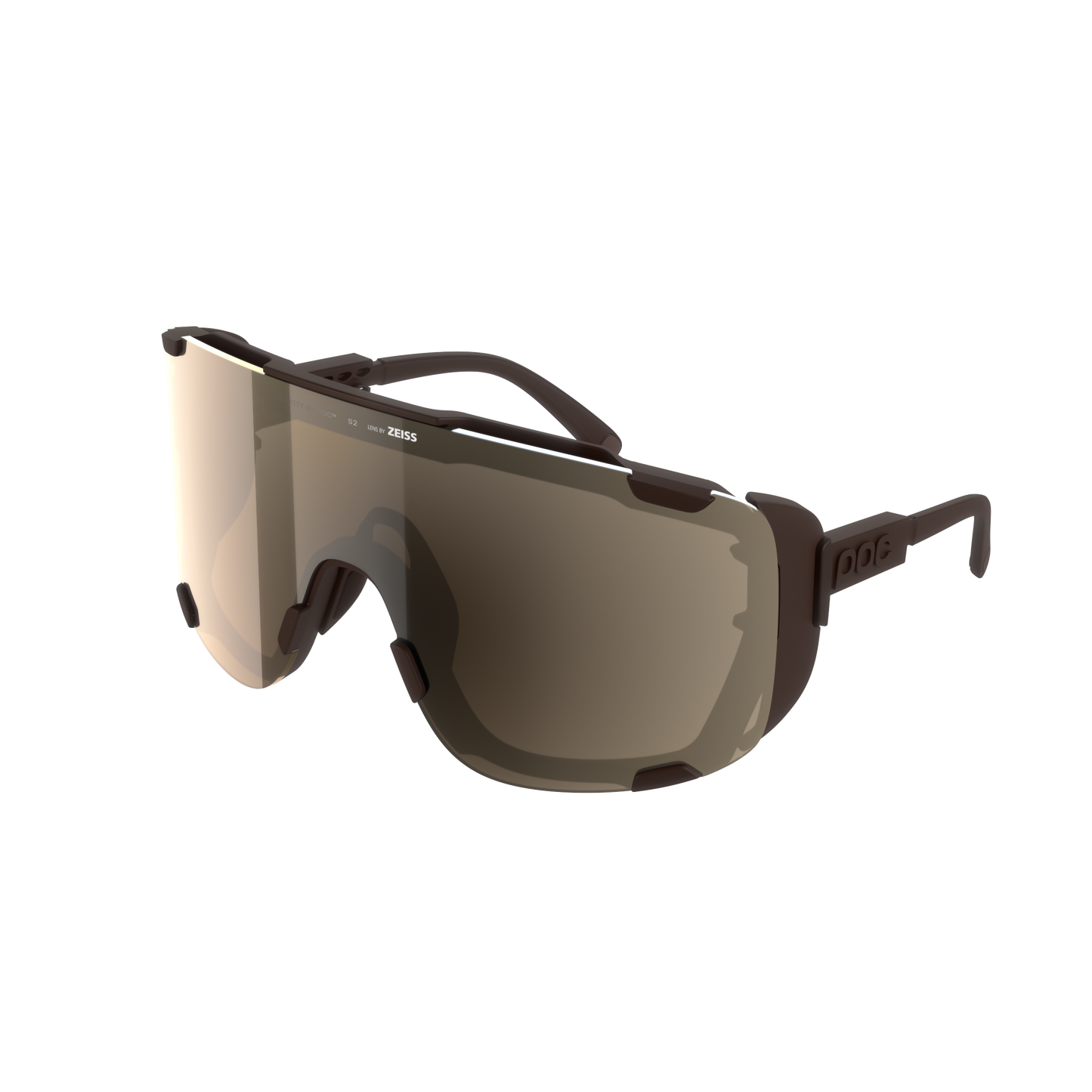 POC DEVOUR ULTRA + Bronze Glasses Clarity Trail Partly Sunny Silver Lens