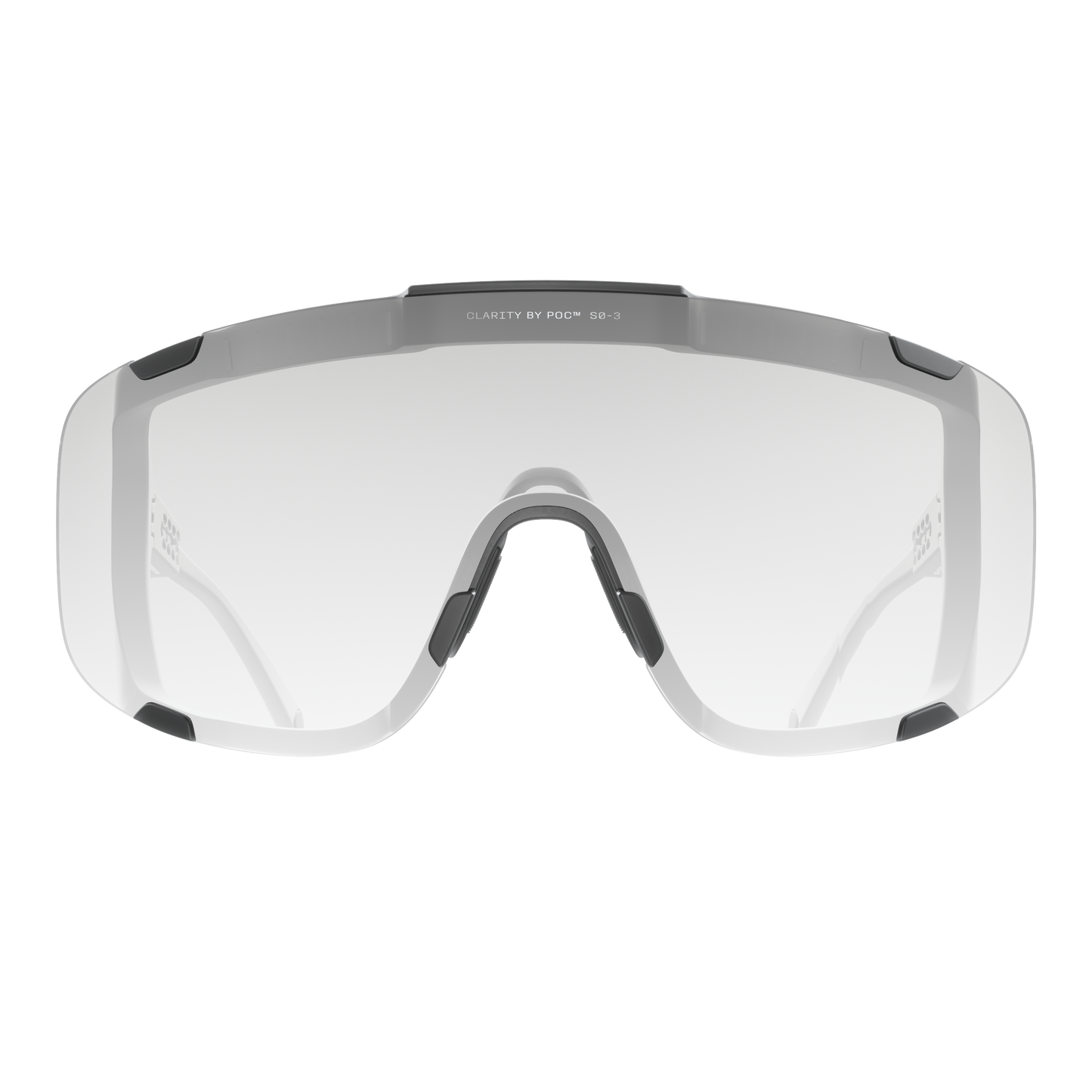 POC DEVOUR Glasses Translucent Black Clarity Lens Photochromic Grey