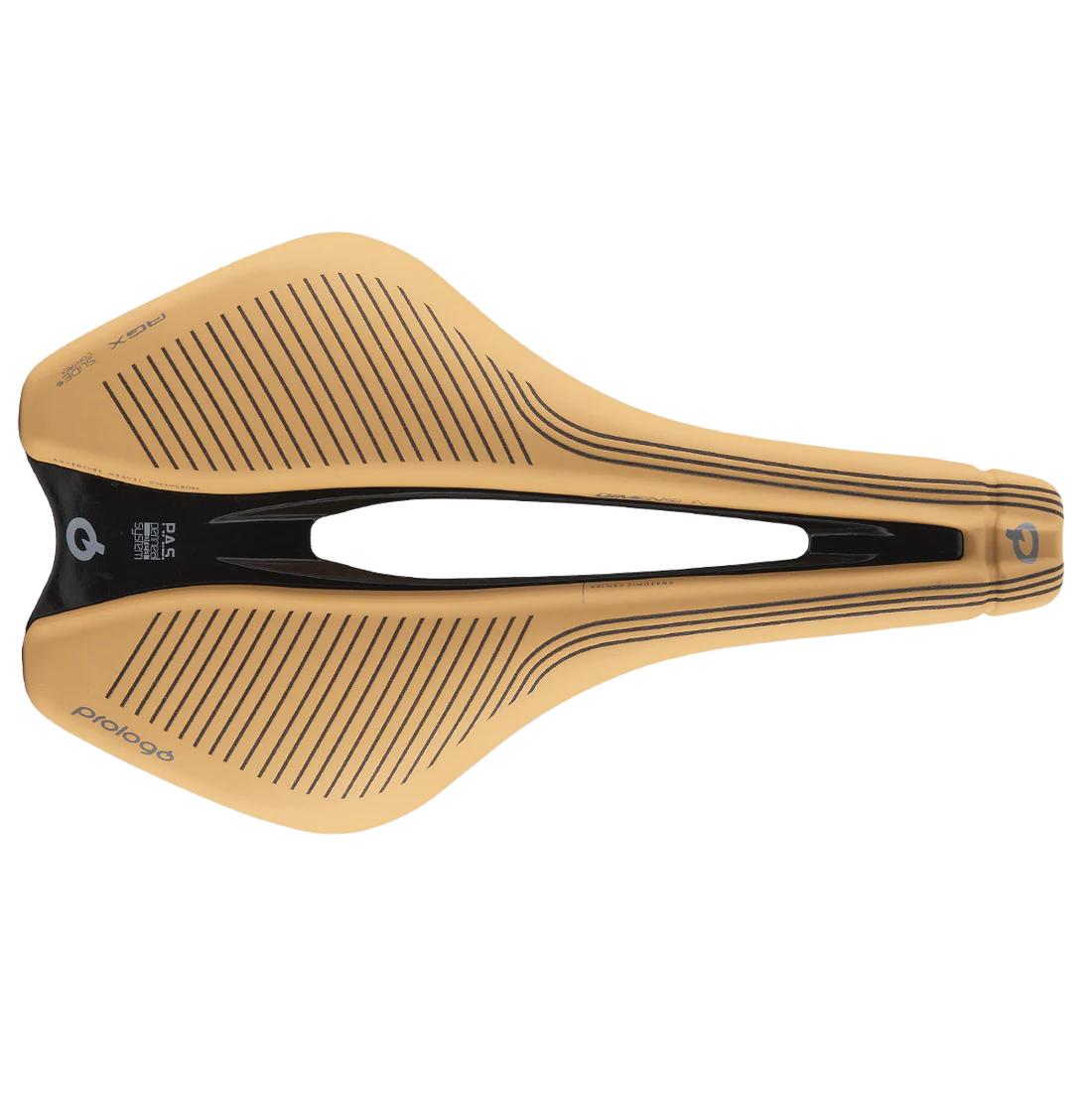 Saddle PROLOGO DIMENSION AGX W/ SLIDE CONTROL Rails Nack Brown