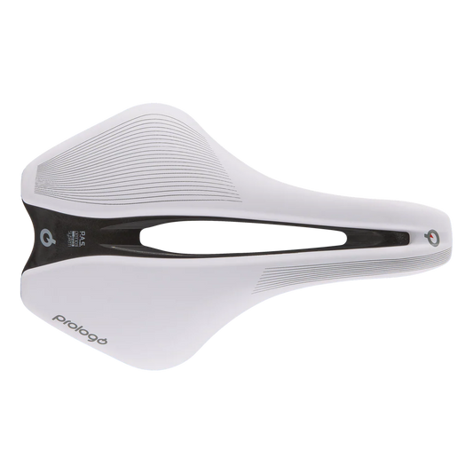 Saddle PROLOGO DIMENSION R2 153mm Rails Tirox White