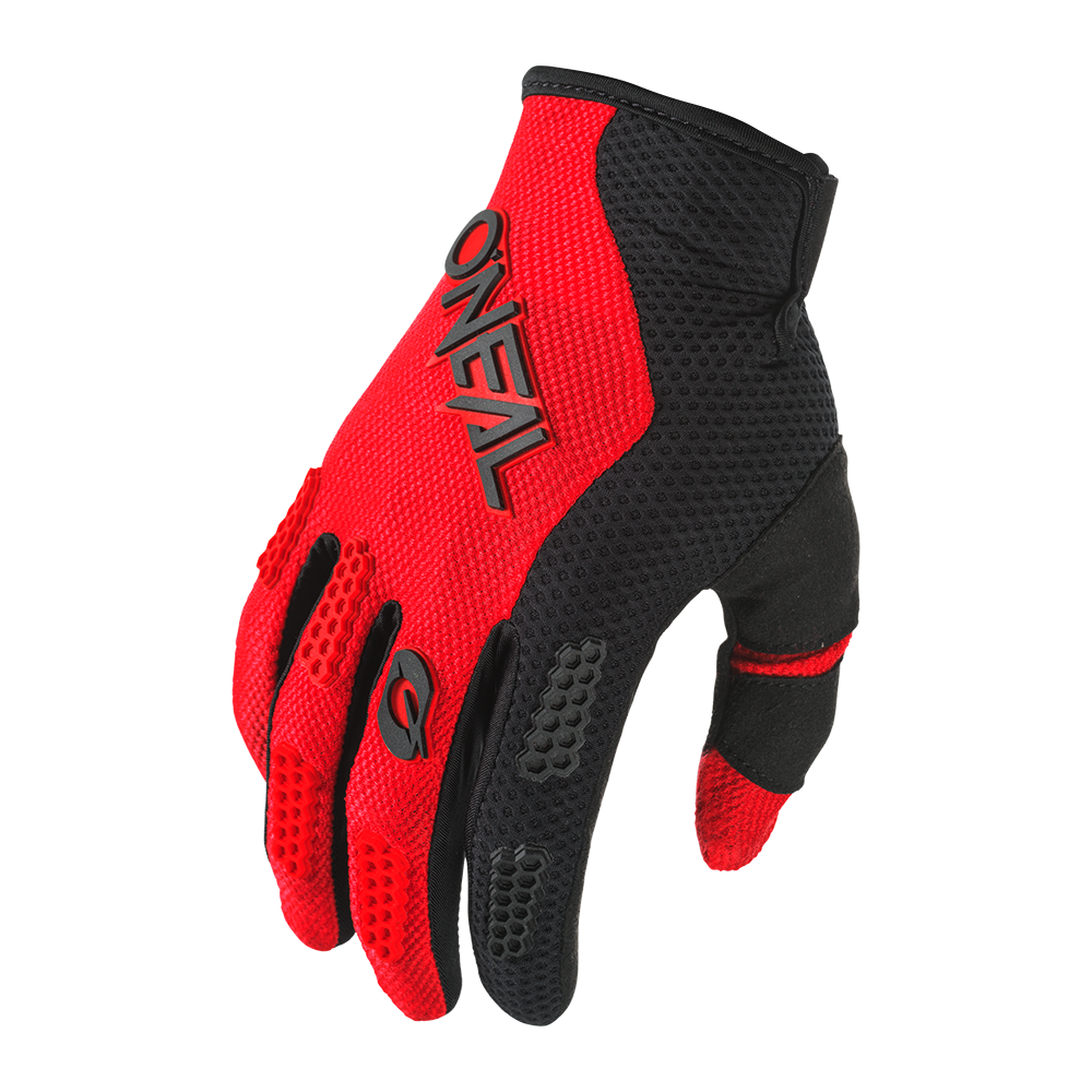 O'NEAL ELEMENT RACEWEAR Gloves Black/Red