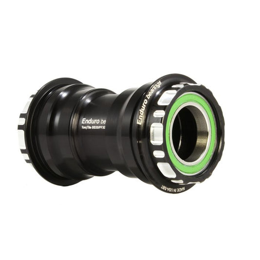 ENDURO BEARINGS TorqTite PF30 bottom bracket 24mm axle Stainless steel bearings Black
