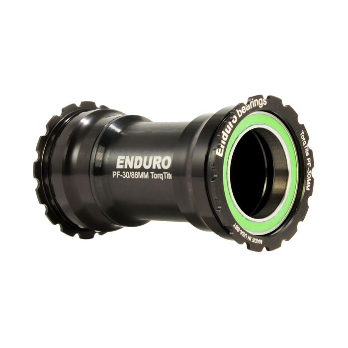 ENDURO BEARINGS TorqTite BB386 Bottom bracket 30mm axle Stainless Steel Black