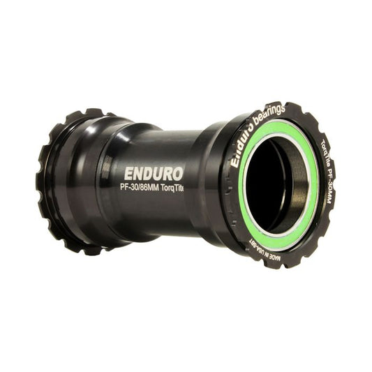 Bottom bracket ENDURO BEARINGS TorqTite BB386 Axle DUB Inox Black