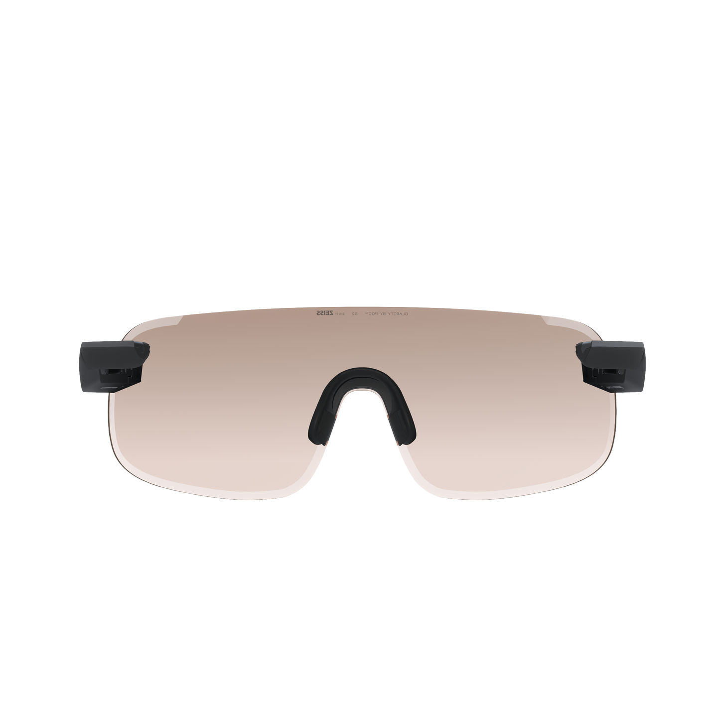 POC ELICIT + Black Glasses Clarity Trail Partly Sunny Silver