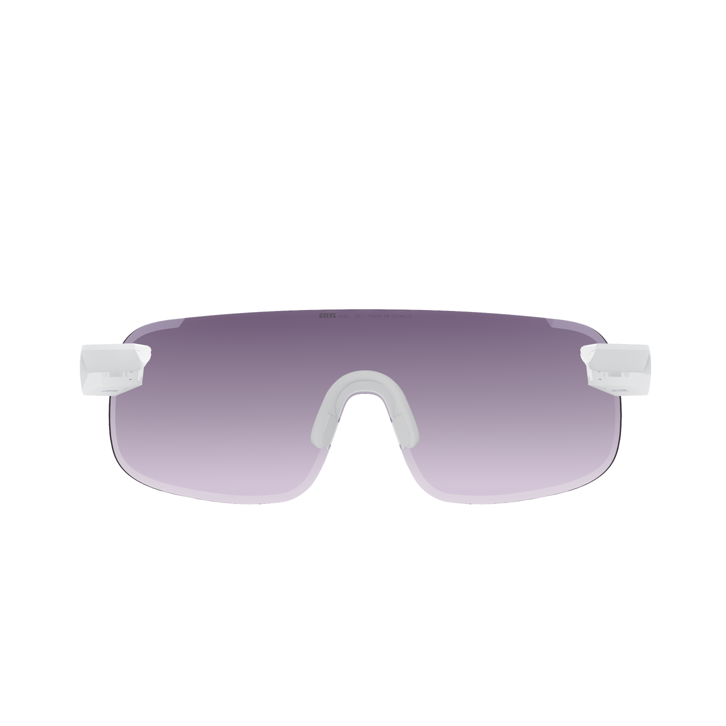 POC ELICIT White Glasses Clarity Road Sunny Silver Lens