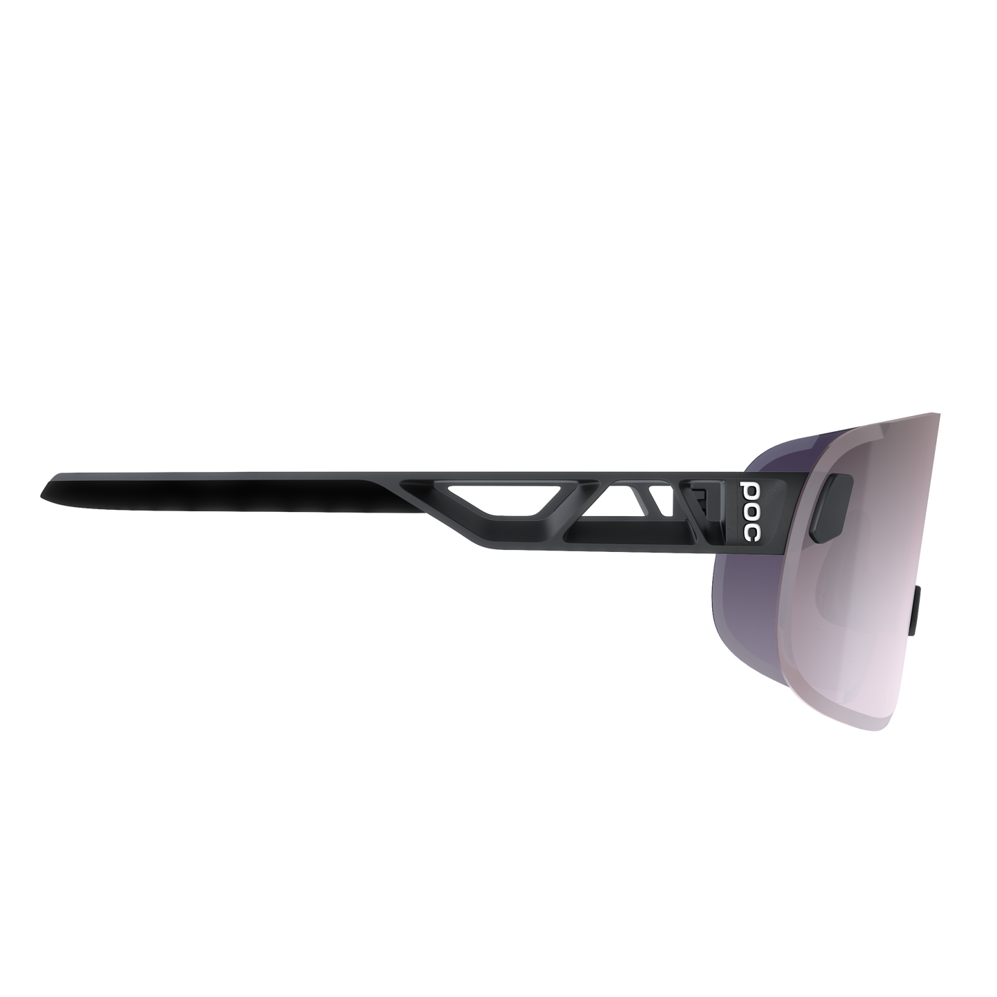 POC ELICIT + Black Glasses Clarity Road Sunny Silver