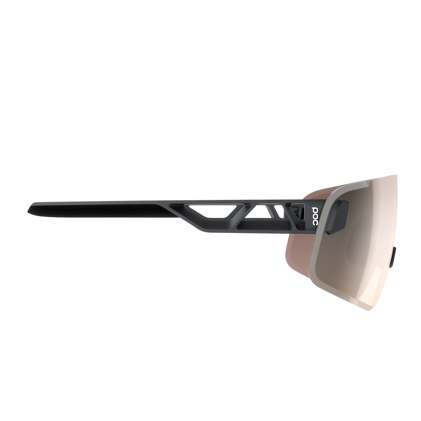 POC ELICIT TORIC Glasses Black Clarity Trail Partly Sunny Silver Lens