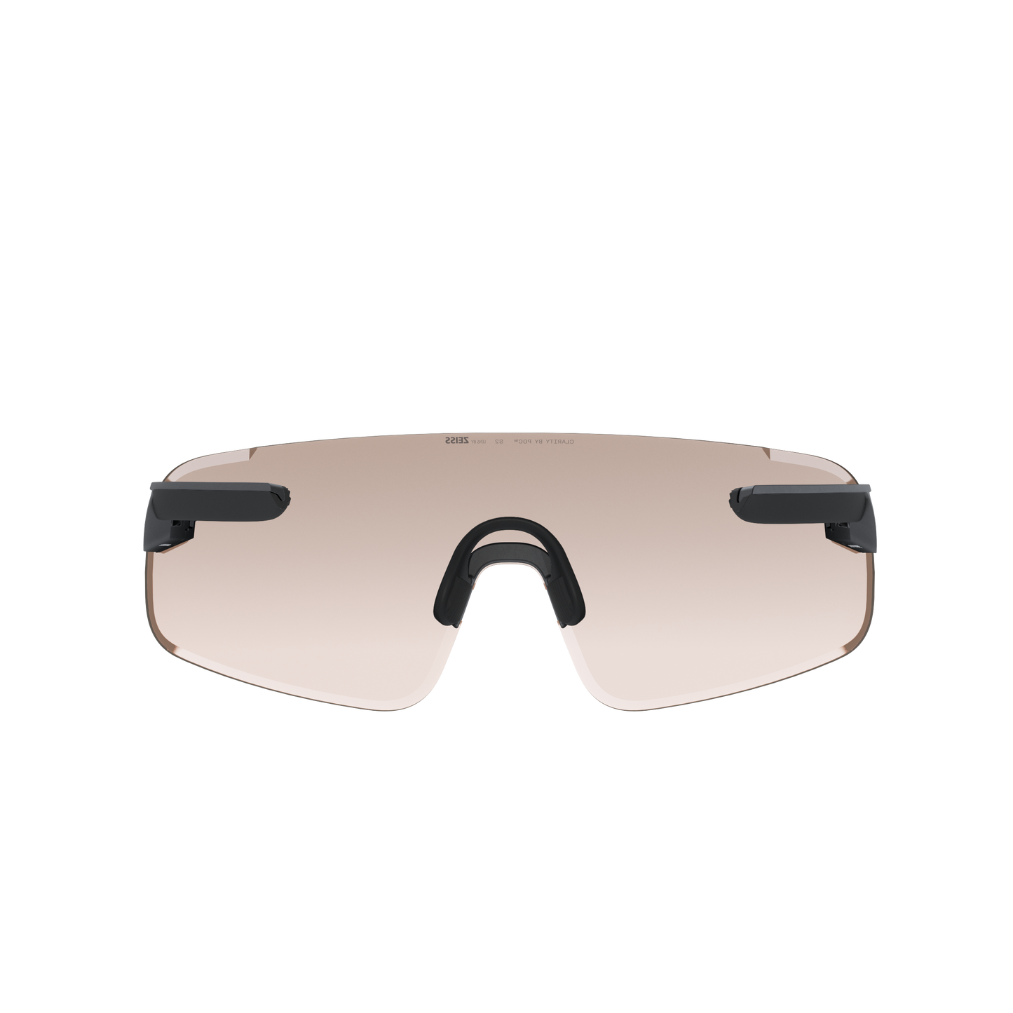 POC ELICIT TORIC Glasses Black Clarity Trail Partly Sunny Silver Lens