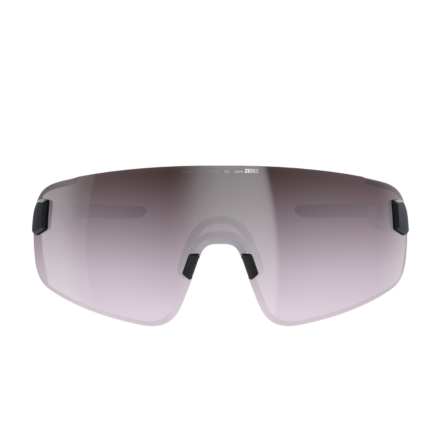 POC ELICIT TORIC Glasses Black Clarity Road Sunny Silver Lens