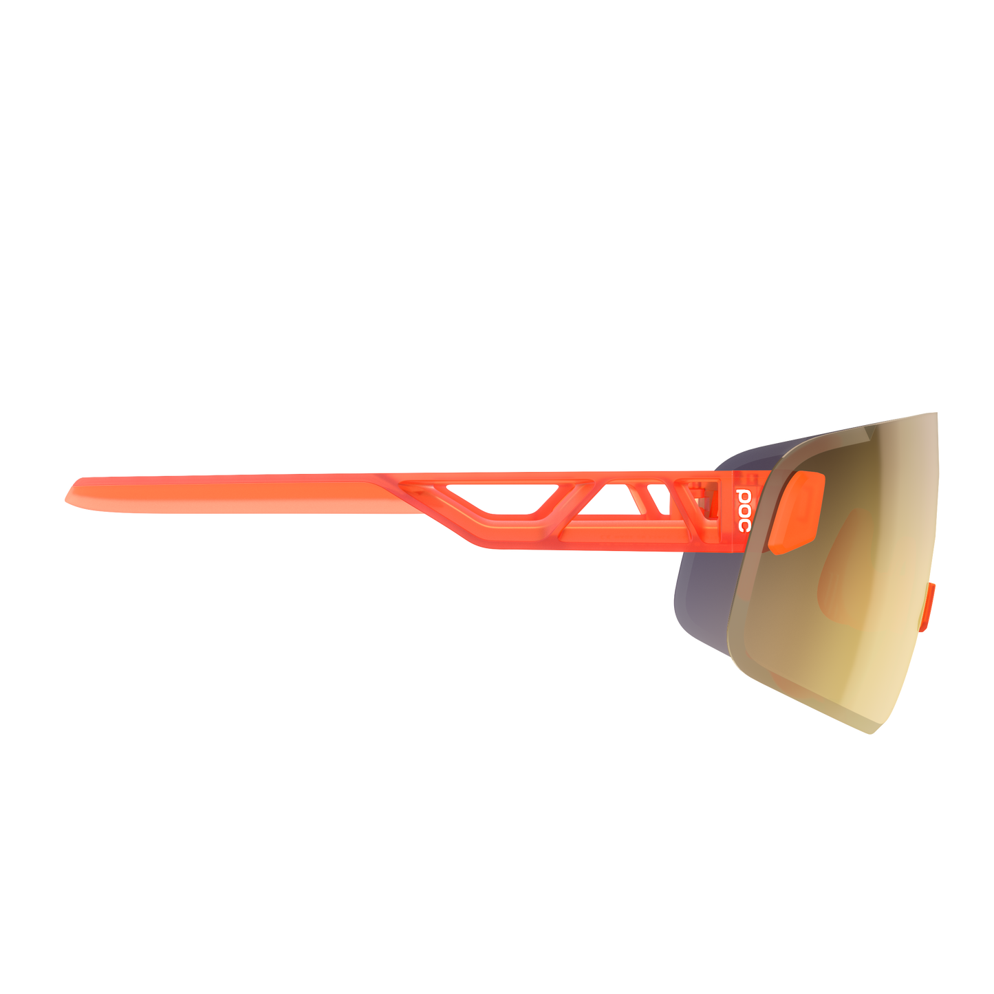 POC ELICIT TORIC Translucent Fluorescent Orange Clarity Road Partly Sunny Gold Glasses