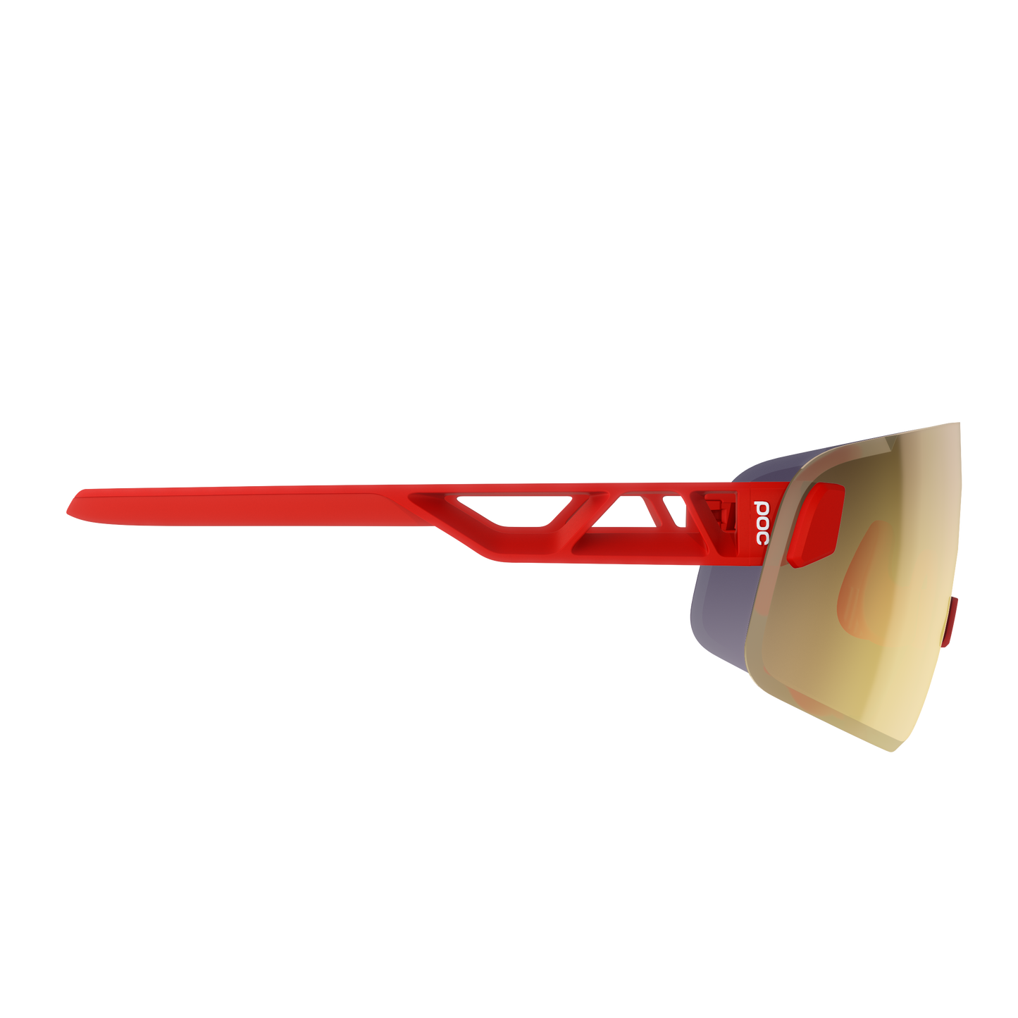 POC ELICIT TORIC Glasses Red Clarity Road Partly Sunny Gold Lens