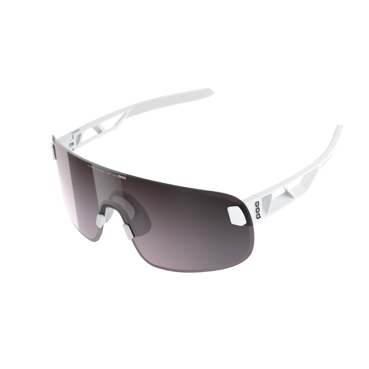 POC ELICIT White Glasses Clarity Road Sunny Silver Lens