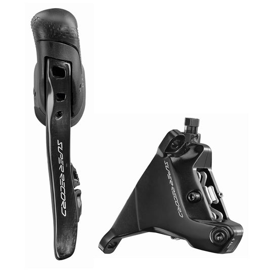 Left Lever and Front Caliper 160mm CAMPAGNOLO SUPER RECORD WRL Flat Mount Discless