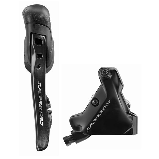 Left Lever and Front Caliper 140mm CAMPAGNOLO SUPER RECORD WRL Flat Mount Discless