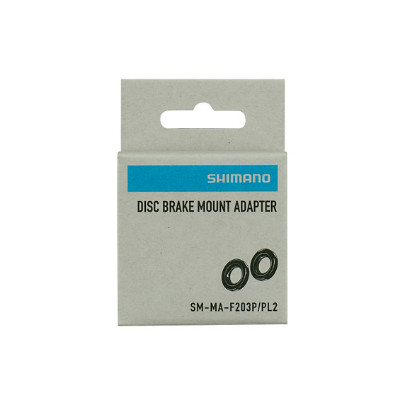 SHIMANO 200/203mm Front/Rear Caliper Adapter SM-MA-F203P/PL2