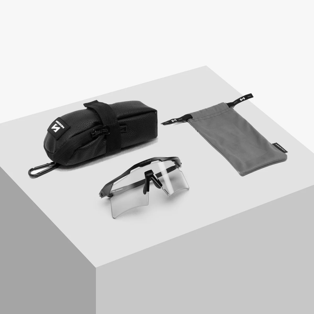 SCICON AEROSHADE 2.0 TITANIUM White Metal Glasses Grey Photochromic Lens