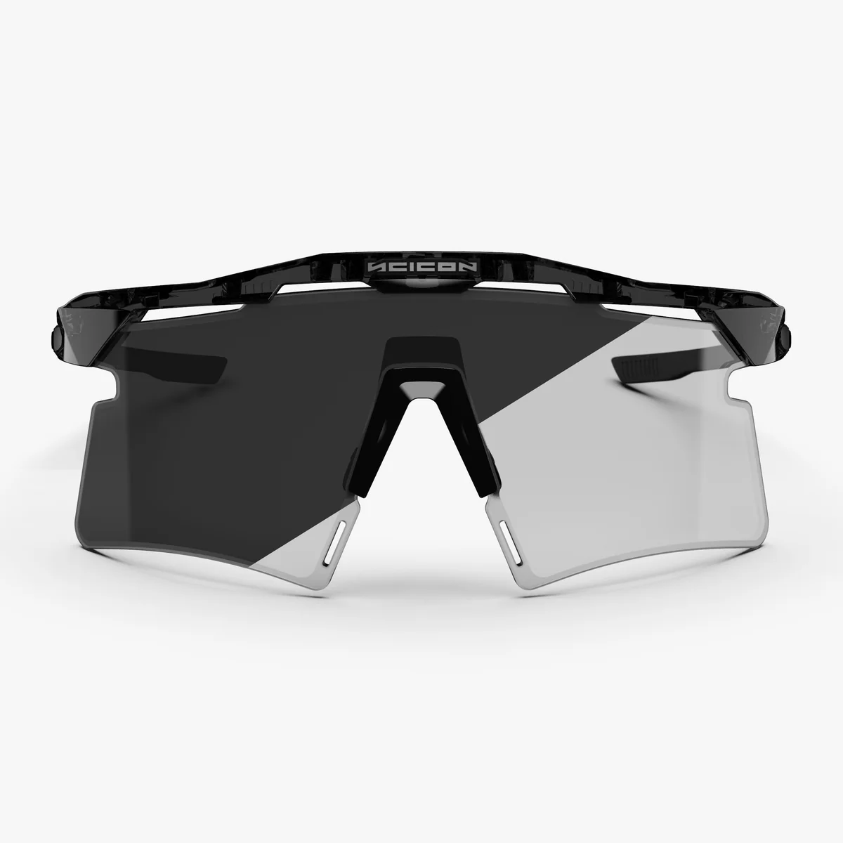 SCICON AEROSHADE 2.0 TITANIUM Glasses Black Crystal Gloss Grey Photochromic Lens