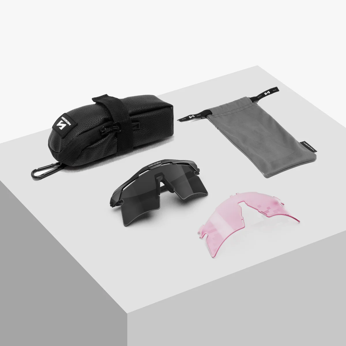 SCICON AEROSHADE 2.0 TITANIUM White Metal Multimirror Silver + Pink Glasses