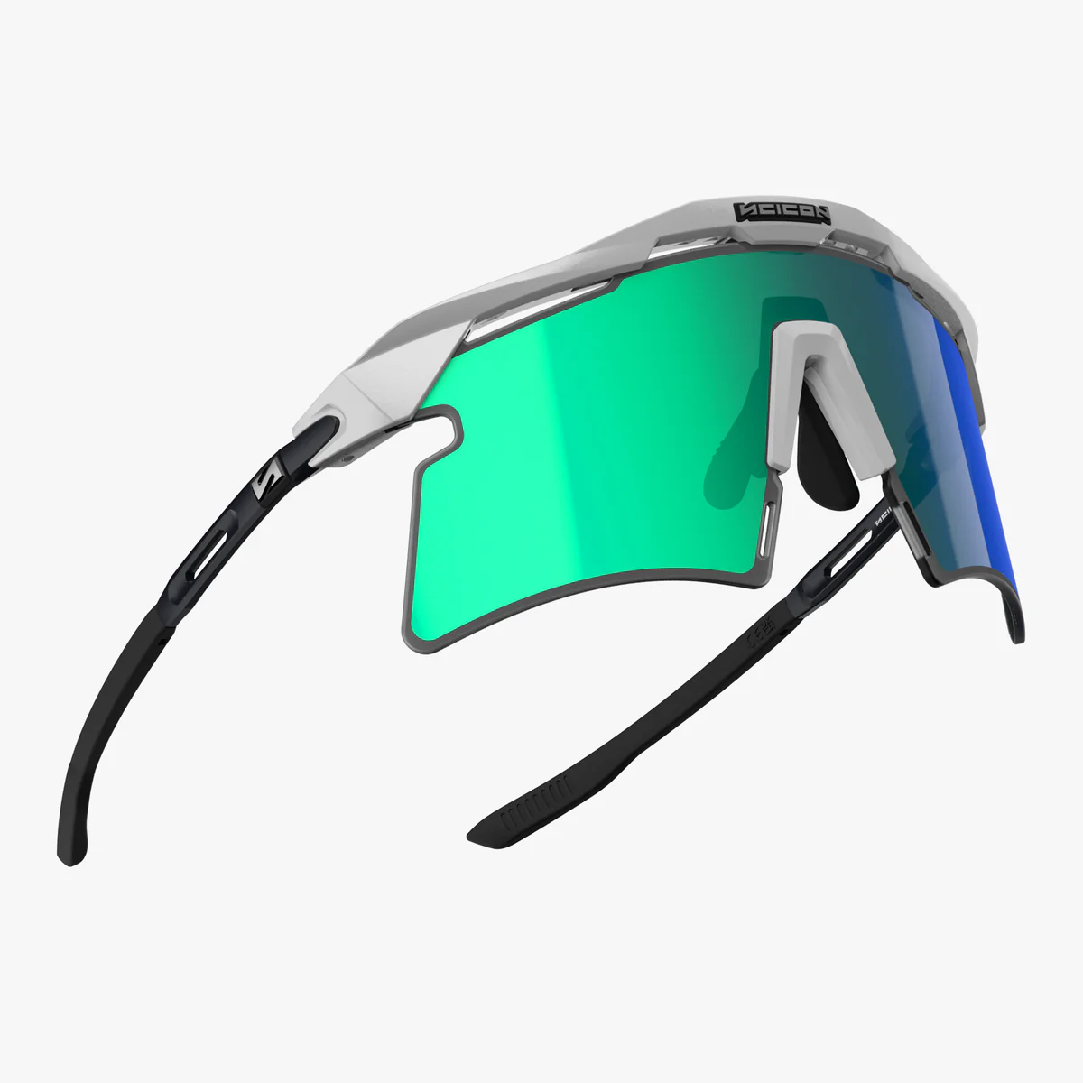 Goggles SCICON AEROSHADE 2.0 TITANIUM White Metal Multimirror Lens Blue Green + Pink