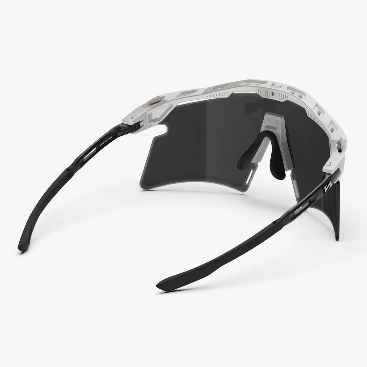 SCICON AEROSHADE 2.0 TITANIUM White Metal Glasses Smoke Black + Pink