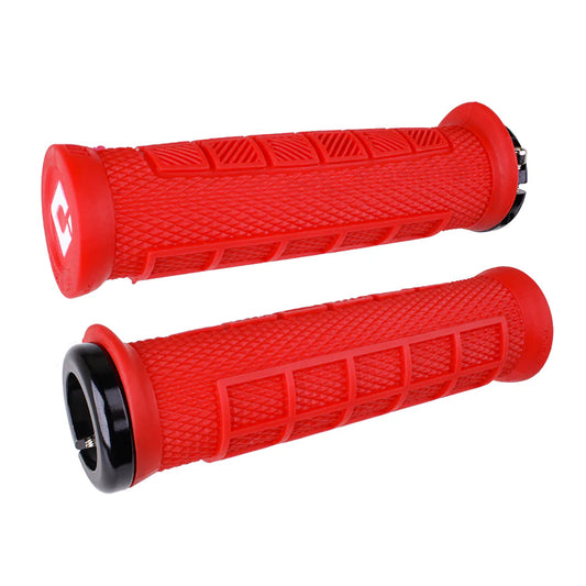Grips ODI ELITE PRO V2.1 Lock-on 130 mm Red
