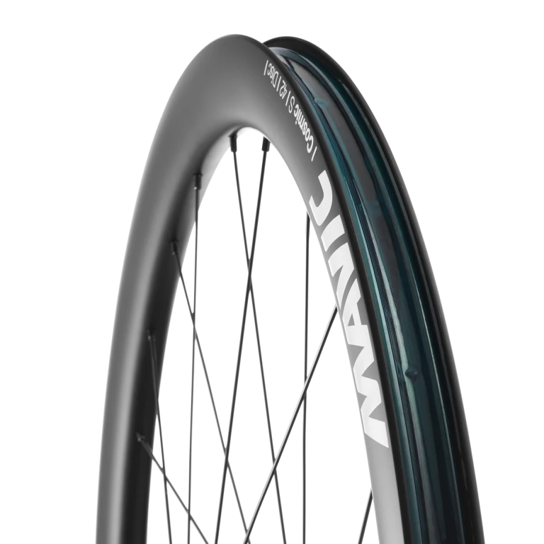 MAVIC COSMIC S 42 DISC front wheel clincher (Centerlock)