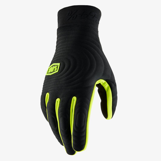 100% BRISKER XTREME Gloves - Black/Yellow