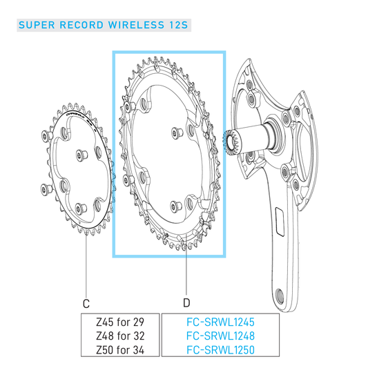 Outdoor 12V CAMPAGNOLO SUPER RECORD WRL Tray