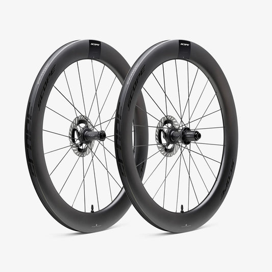 SCOPE Race R6 Tubeless Ready Wheelset (Centerlock) Black