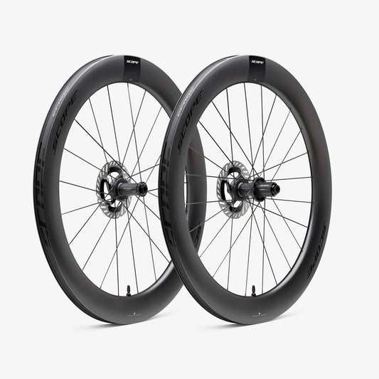 SCOPE Race All Road R6.A Tubeless Ready Wheelset (Centerlock) Black
